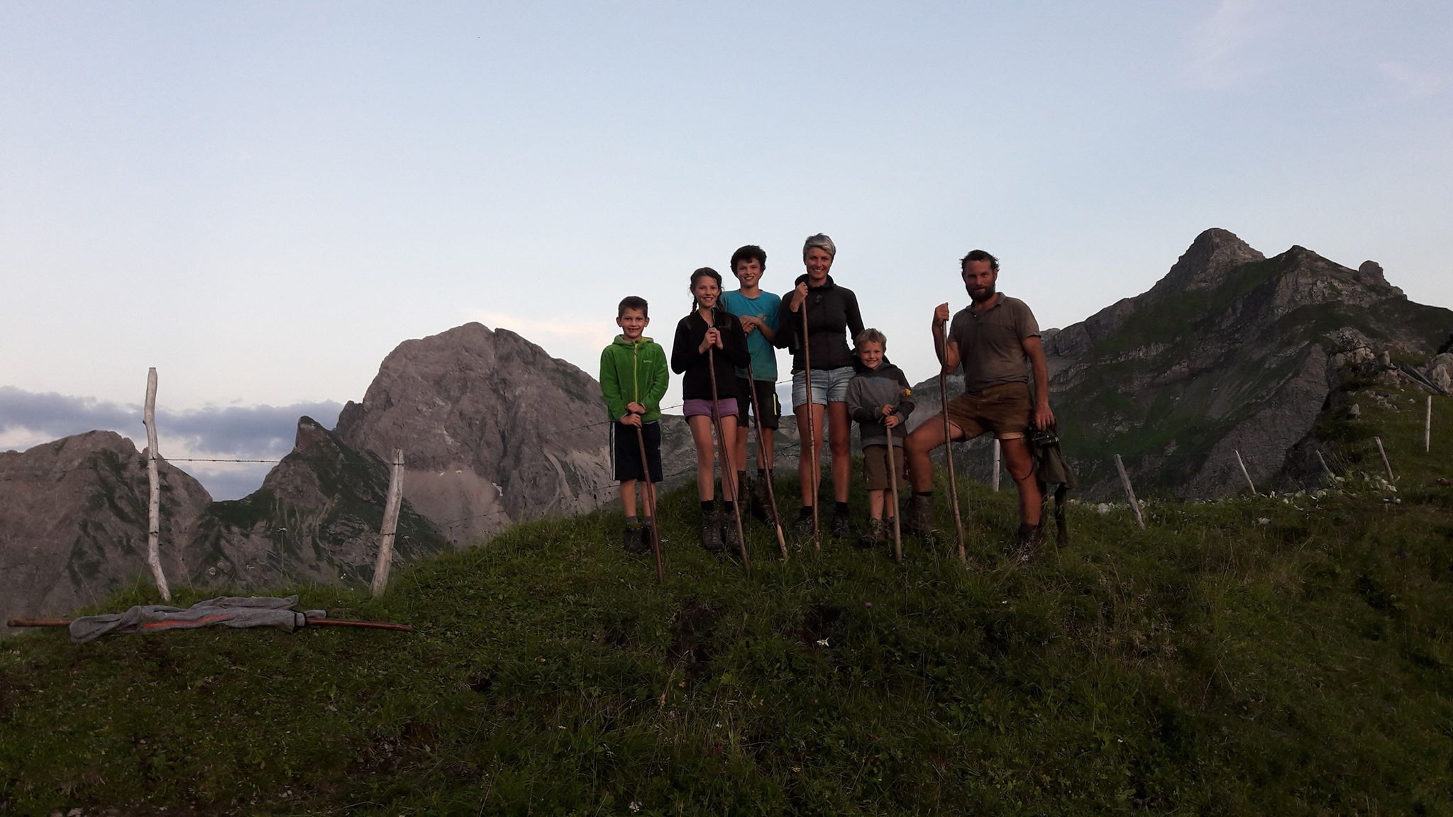 Familienleben auf der Alp; Foto: ©Heike Fink 