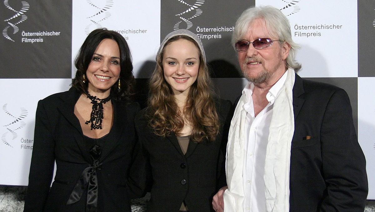 Laura Bilgeri mit ihren Eltern Beatrix und Reinhold Bilgeri im Jahr 2012; Foto: ©Reinhold Bilgeri