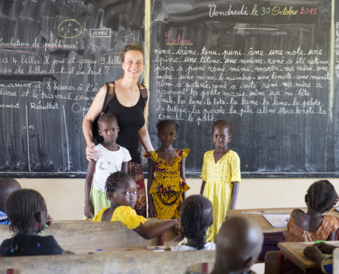 Schulbesuche 2015; Foto: © MEDIArt | Andreas Uher; Projekt Wissen macht Stark, Senegal, Mbaling,