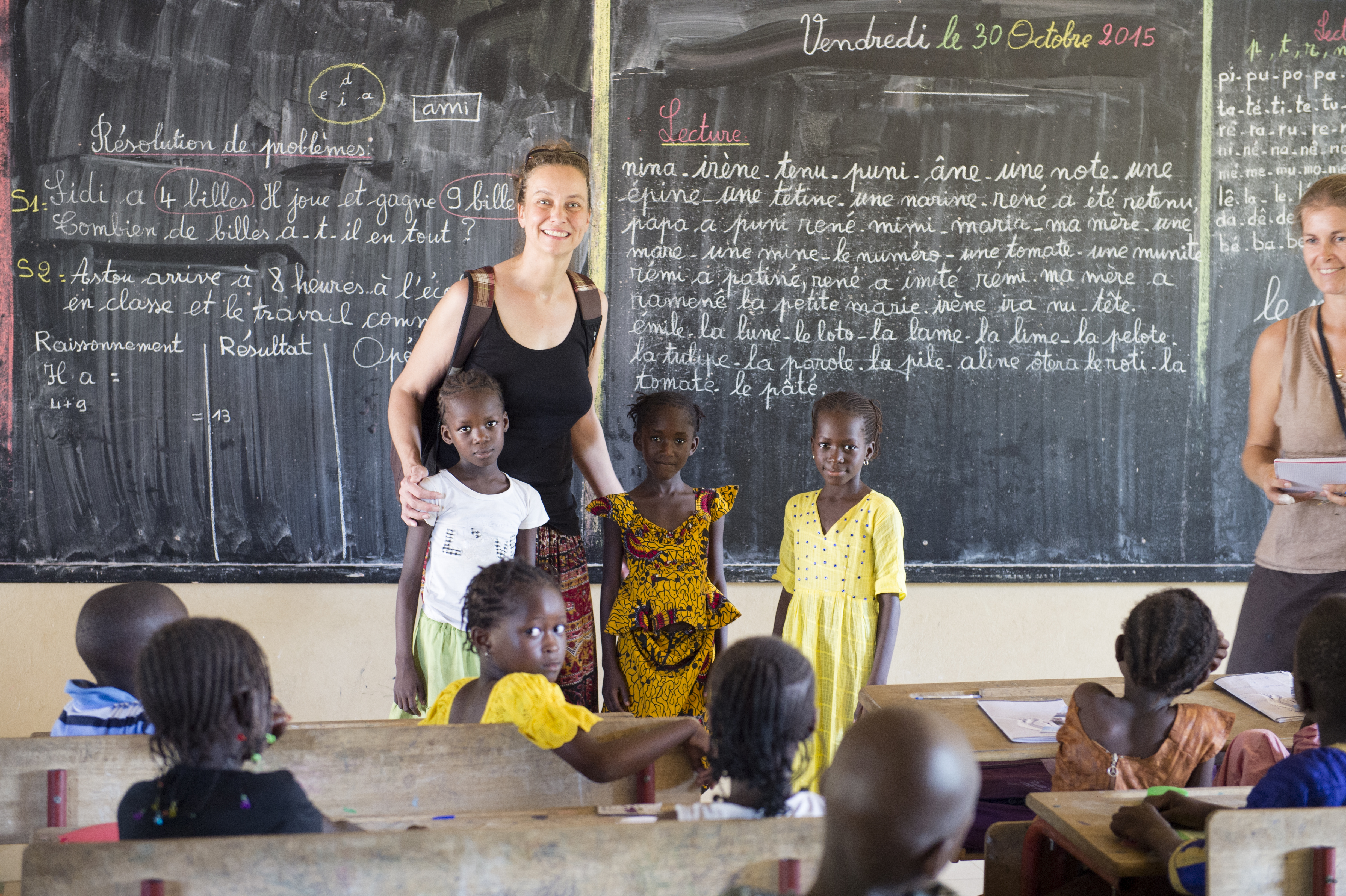 Schulbesuche 2015; Foto: © MEDIArt | Andreas Uher; Projekt Wissen macht Stark, Senegal, Mbaling,