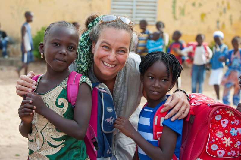 Schultaschen für Senegal 2013; Foto: ©Natalie Moosmann