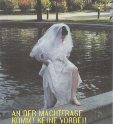 Postkarte zur Aktion "54% der Welt den Frauen"; ©"Frauengetriebe"