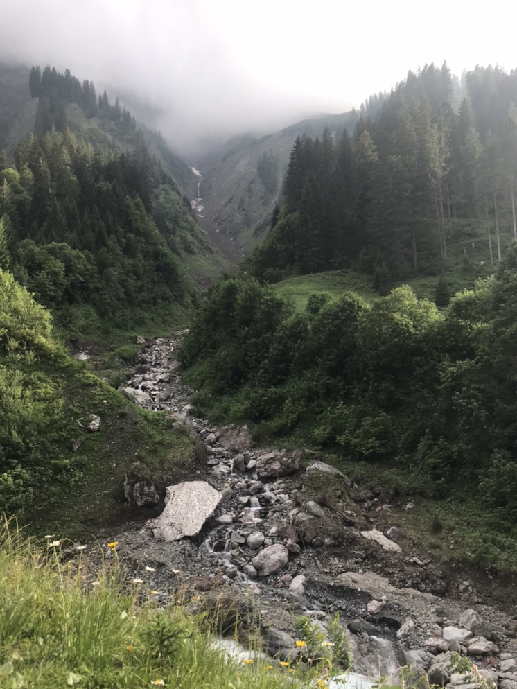 Spaziergang durch die Umgebung von Schröcken; Foto: ©“Schwarz auf Weiß“